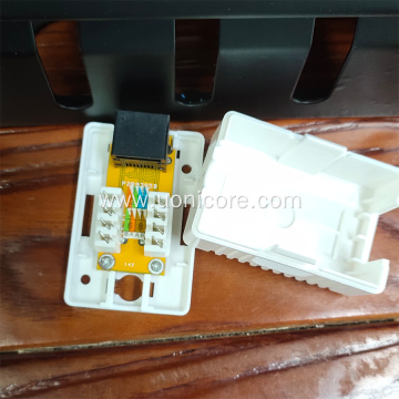 unshielded CAT5E single port surface mount box